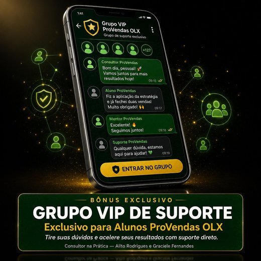 Bônus Grupo VIP de Suporte para Alunos